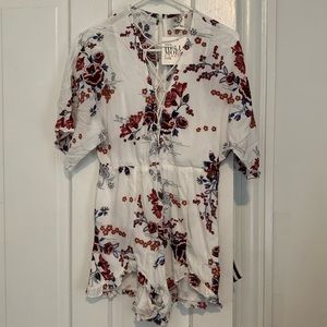 Hello Molly Floral Romper